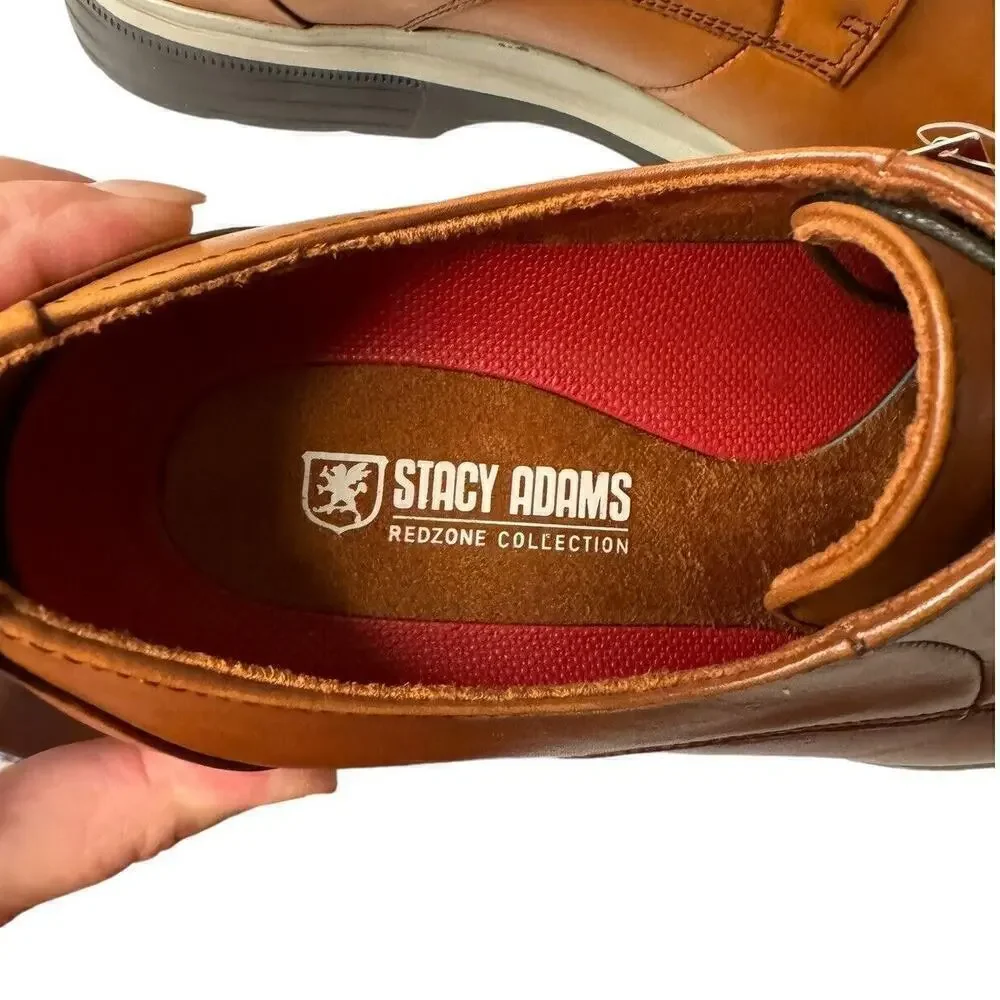 Stacy Adams NEW Tayson Lace-Up Oxford Size 9M Sienna Smooth 25522-243